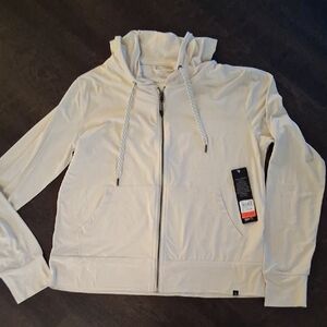 Pulse Active Cream Hoodie